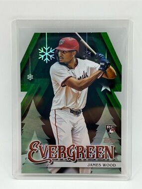 Topps Evergreen James Wood Holiday Baseball Card - E5 🎄